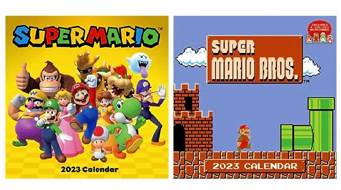 Super Mario 2023 Wall Calendar