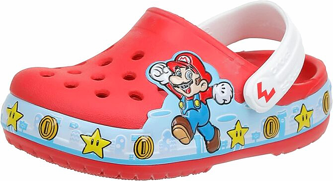 Super Mario Crocs Unisex-Child Kids' Superhero Clog Light Up Shoes