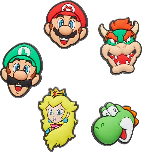 Super Mario Crocs Jibbitz 5-Pack Unicorn Shoe Charms