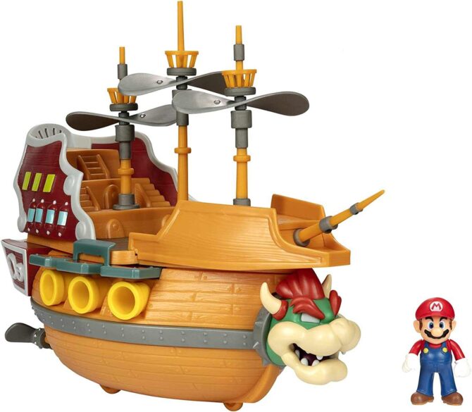 Super Mario Deluxe Bowser's Air Ship Playset