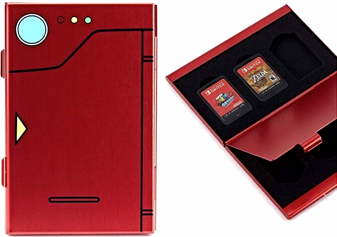 Kanto Pokedex Nintendo Switch Games Holder Case.