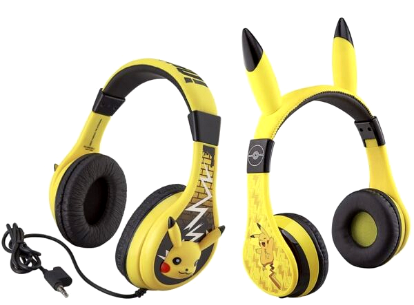 Pokemon Pikachu Kids Headphones Wired & Bluetooth