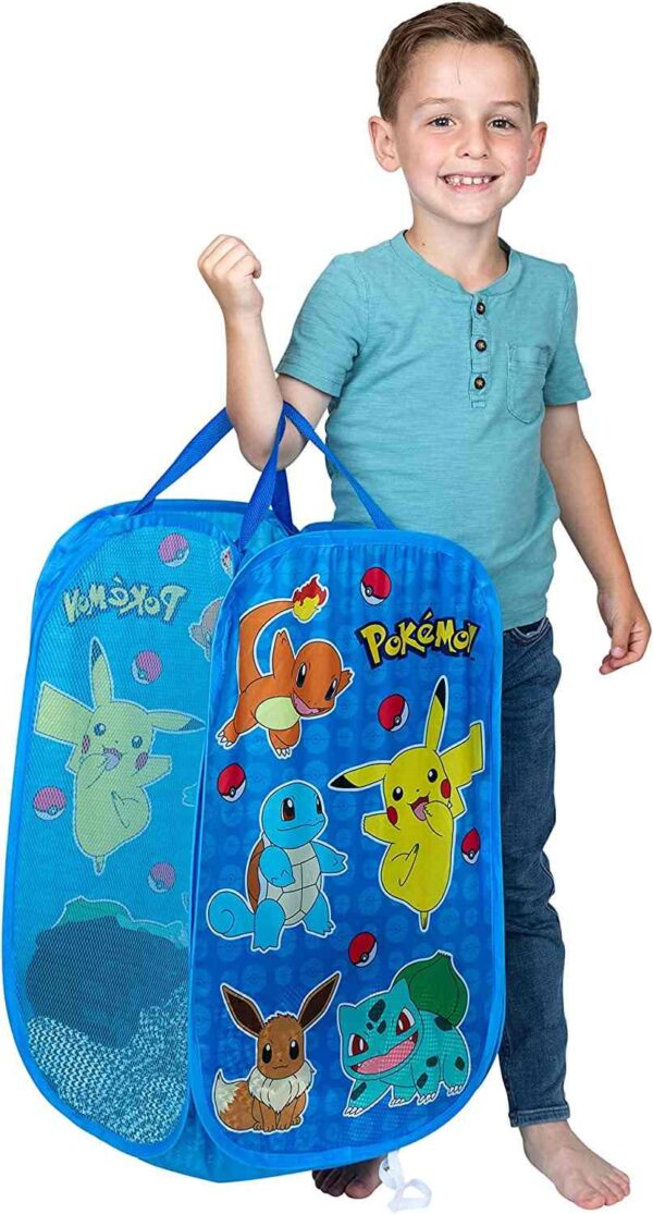 Pokémon Room Collapsible Storage Bin Pop Up Hamper by Franco