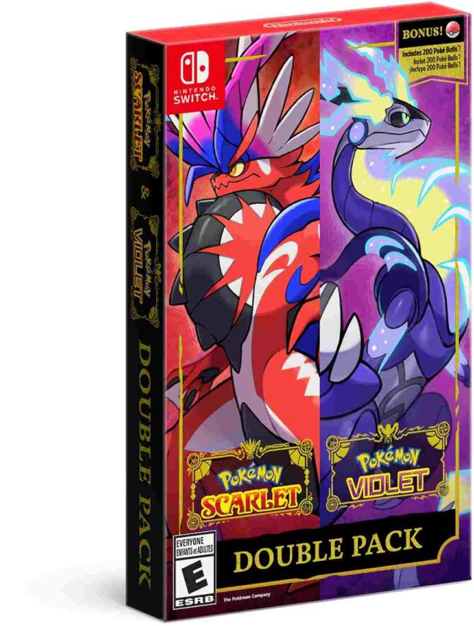 Pokemon Scarlet & Pokemon Violet Double Pack - Nintendo Switch