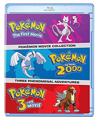 Pokémon The Movies 1-3 Collection Blu-ray + DVD