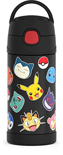 Pokémon FUNtainer 12oz Vacuum Insulated Stainless Steel Water Bottle with Straw