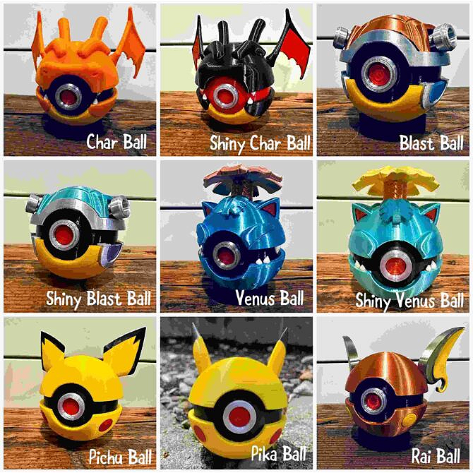 Pokemon Themed Balls