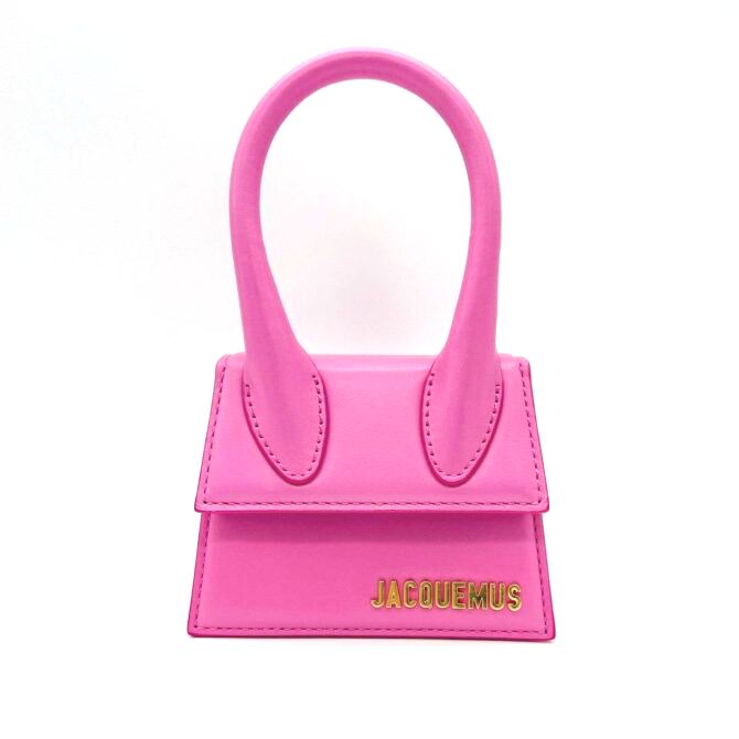 Le Chiquito Mini Satchel Bag Jacquemus Pink Color Luxury Handbag