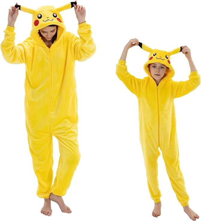 Pokemon Onesie Pajamas Pikachu