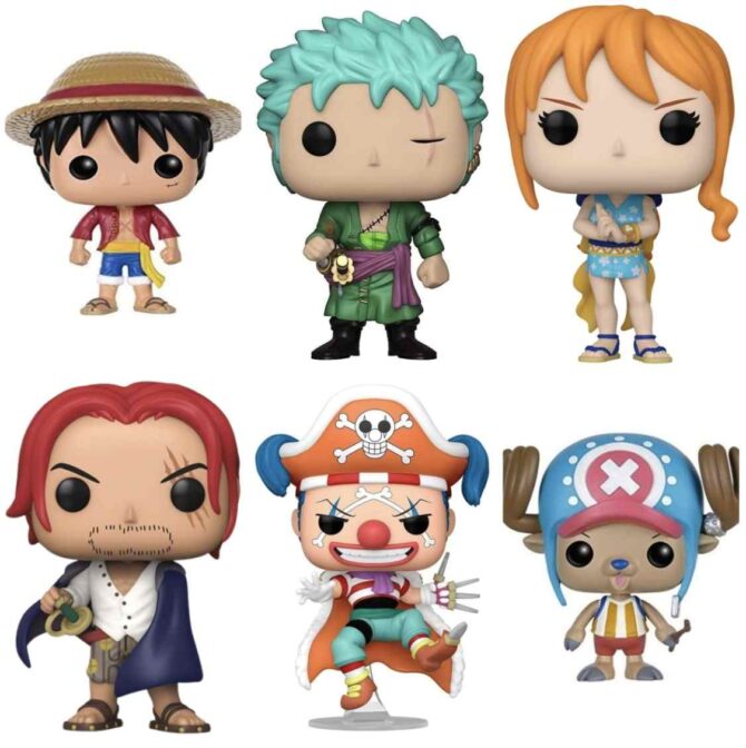 One Piece Funko Pop Figures Monkey D. Luffy - Roronoa Zoro - Nami - Shanks - Buggy - Chopper