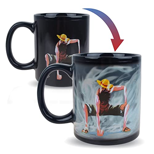 One Piece Monkey D Luffy Changing Coffee Mug Heat-Sensitive