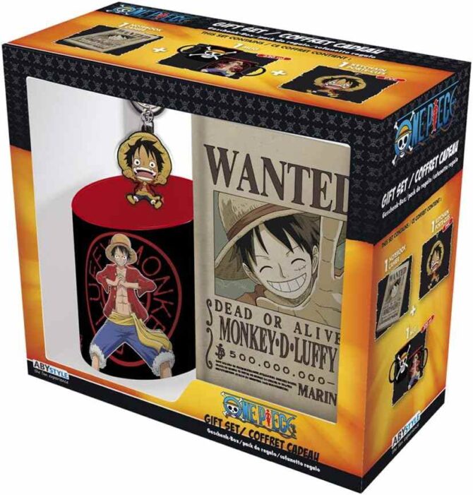 One Piece Monkey D. Luffy Black Gift Set
