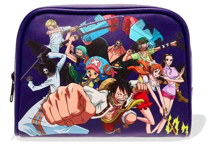 One Piece Straw Hat Crew Portrait Cosmetic Bag