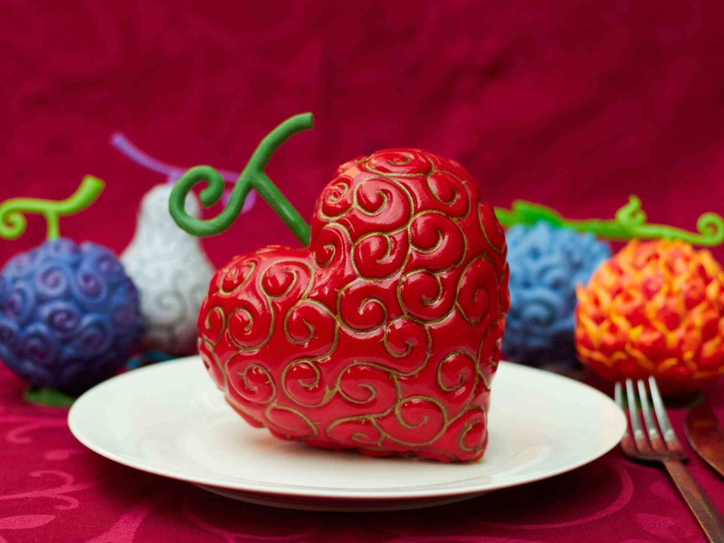 One Piece Ope Ope no Mi Heart Shaped Fruit