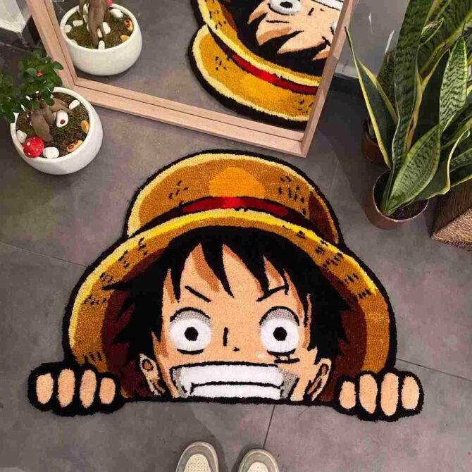 One Piece Tufted Rug Monkey D. Luffy