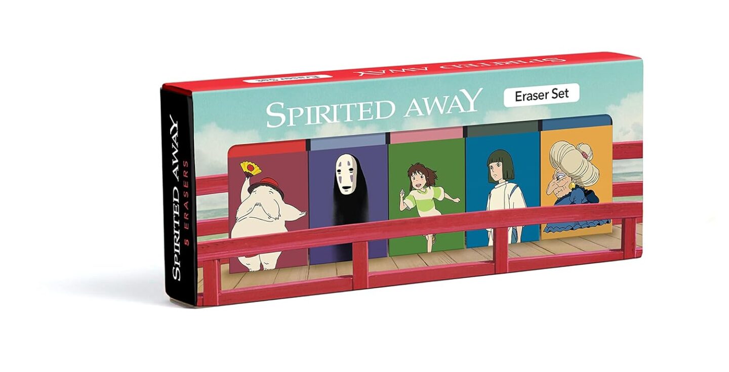 Spirited Away Eraser Set Studio Ghibli