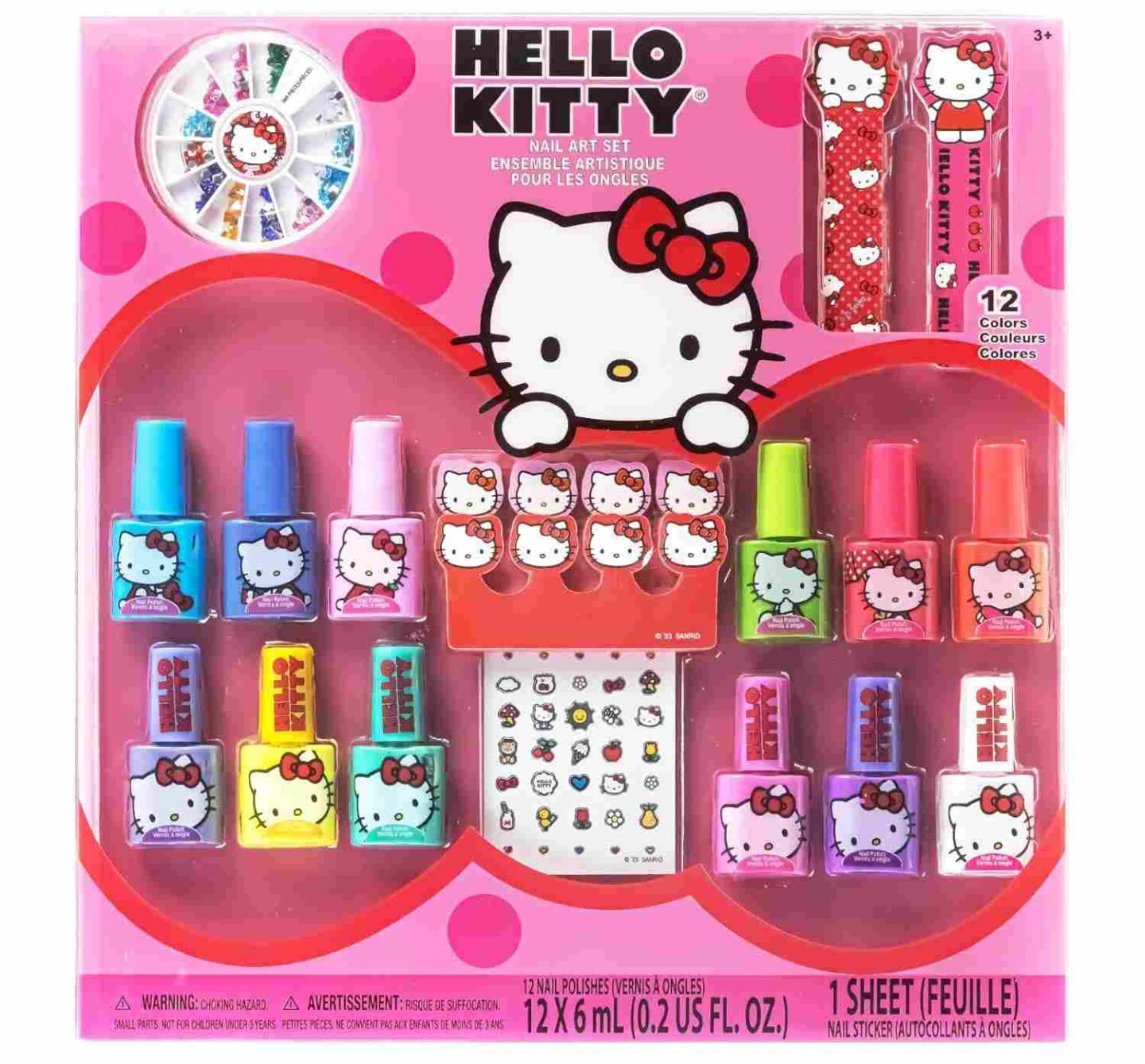 Hello Kitty Water-Based Nail Polish Set