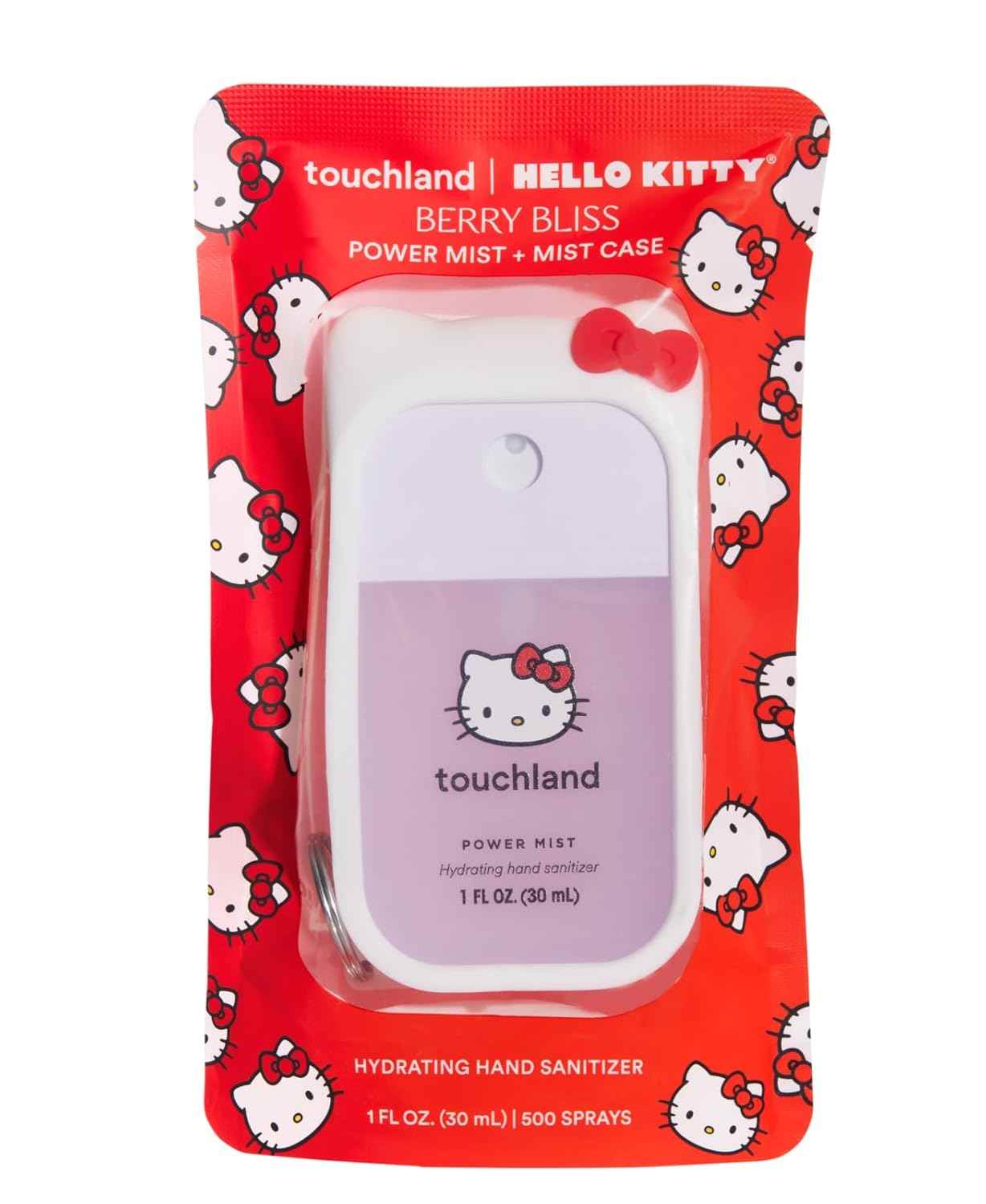 Touchland x Hello Kitty Hand Sanitizer + Mist Case