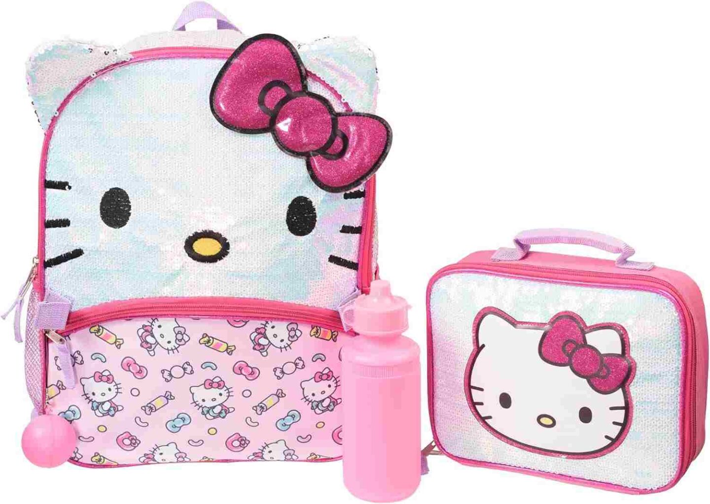 Hello Kitty Girls 4 Piece Backpack Set