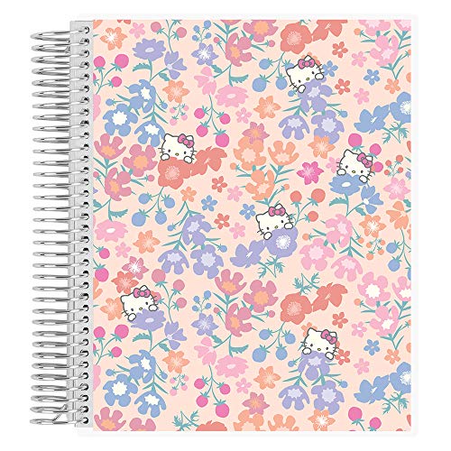 Hello Kitty Spiral Bound Notebook by Erin Condren 7 X 9