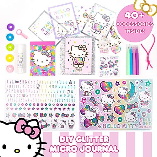 Hello Kitty Stationery Accessories 40+ Glitter Micro Journal