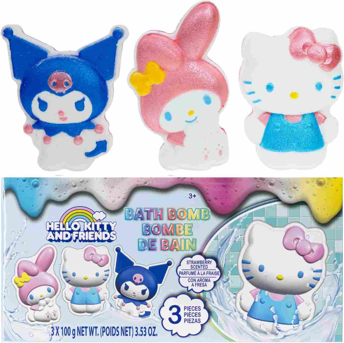 Hello Kitty and Friends Bath Bombs for Kids