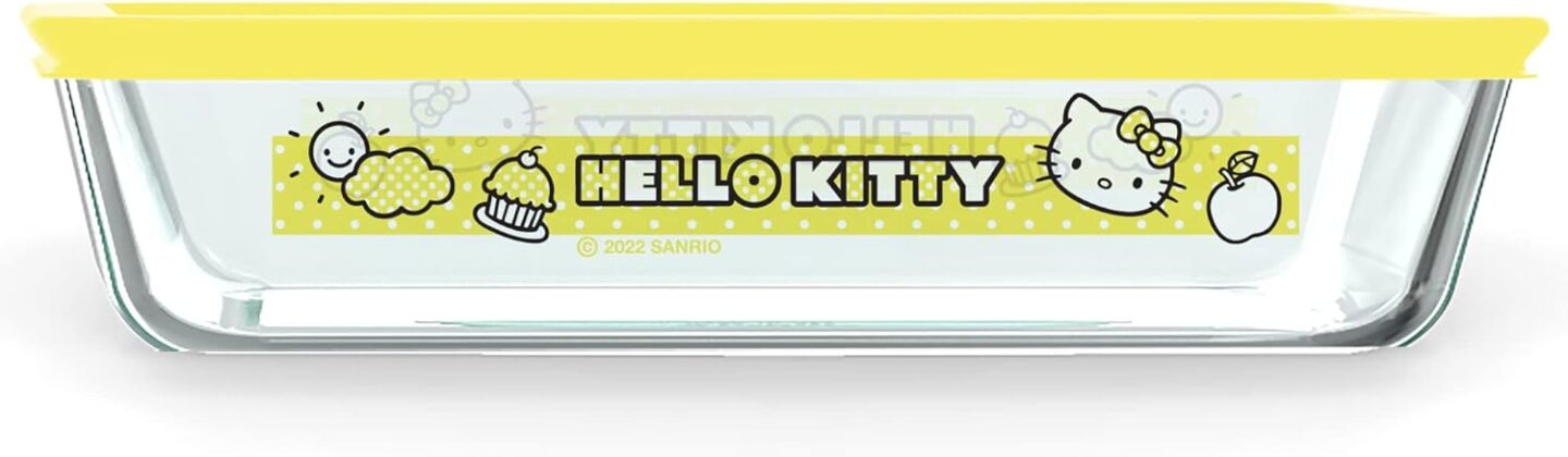 Pyrex Hello Kitty 3-Cup Glass Food Storage Container