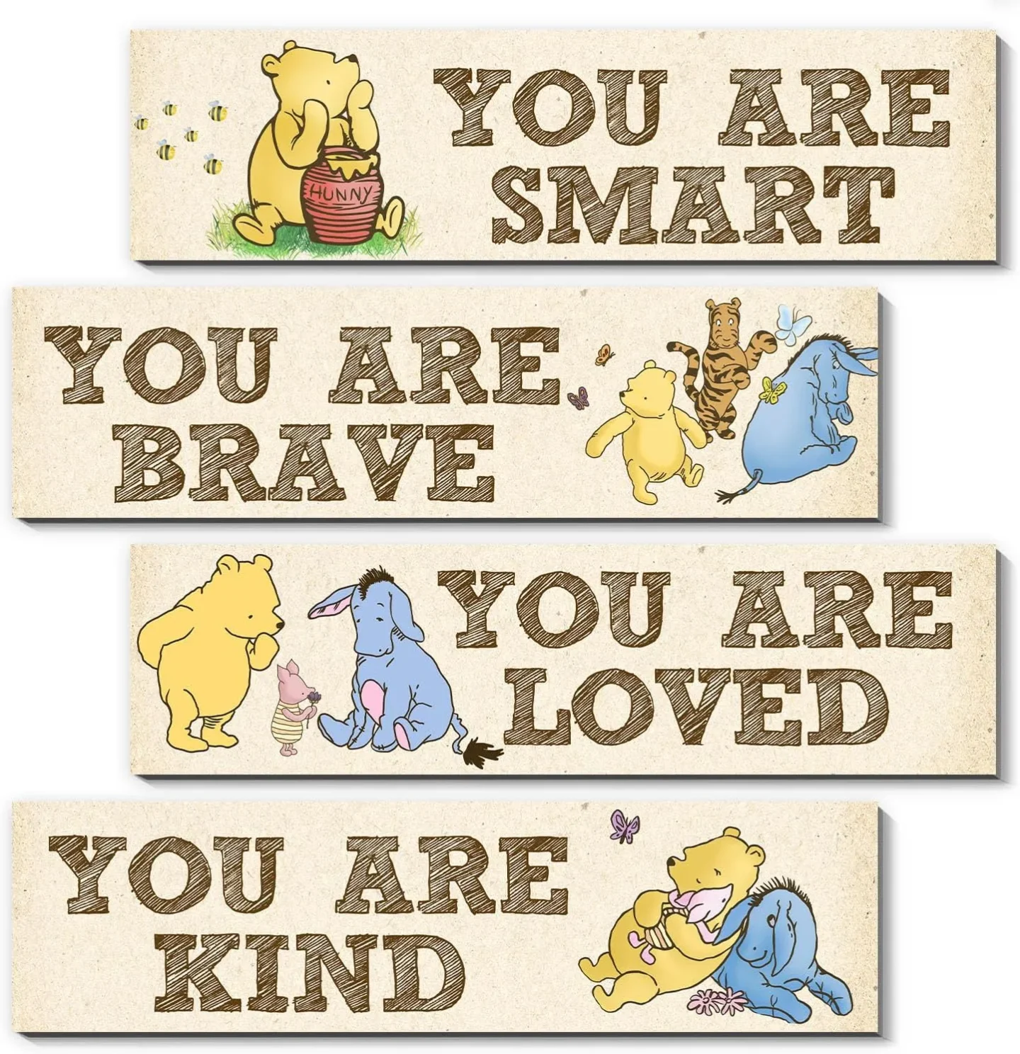 Winnie The Pooh Nursery Wall Art Decor