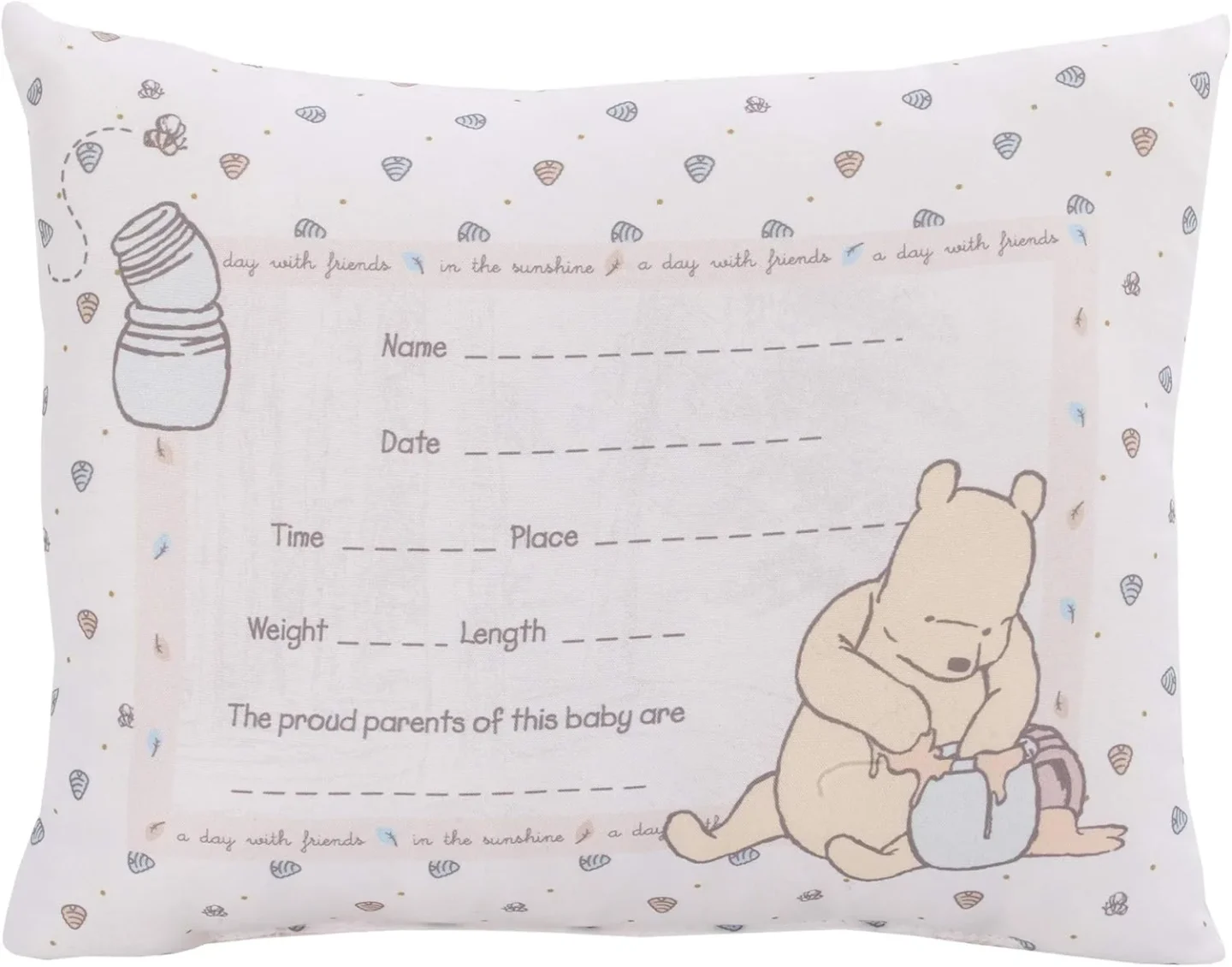Winnie the Pooh Personalized Pillow