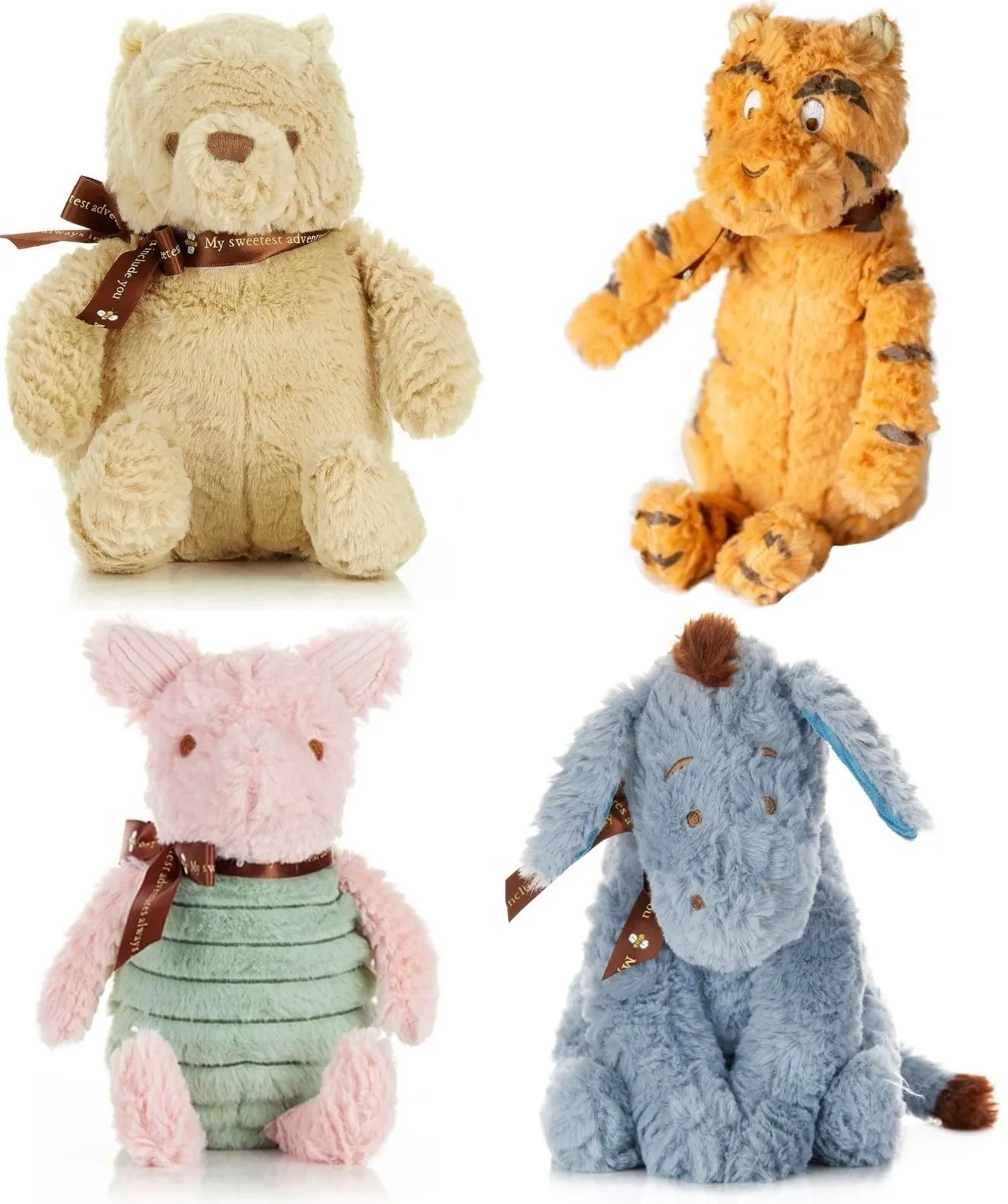 Classic Winnie The Pooh and Friends Plush Stuffed Animals 