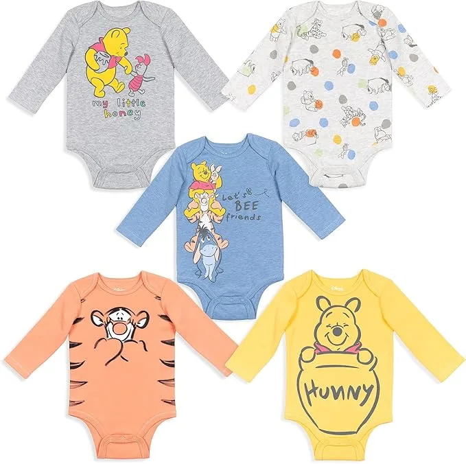 Winnie The Pooh Bodysuits 2 Pack Newborn to Infant