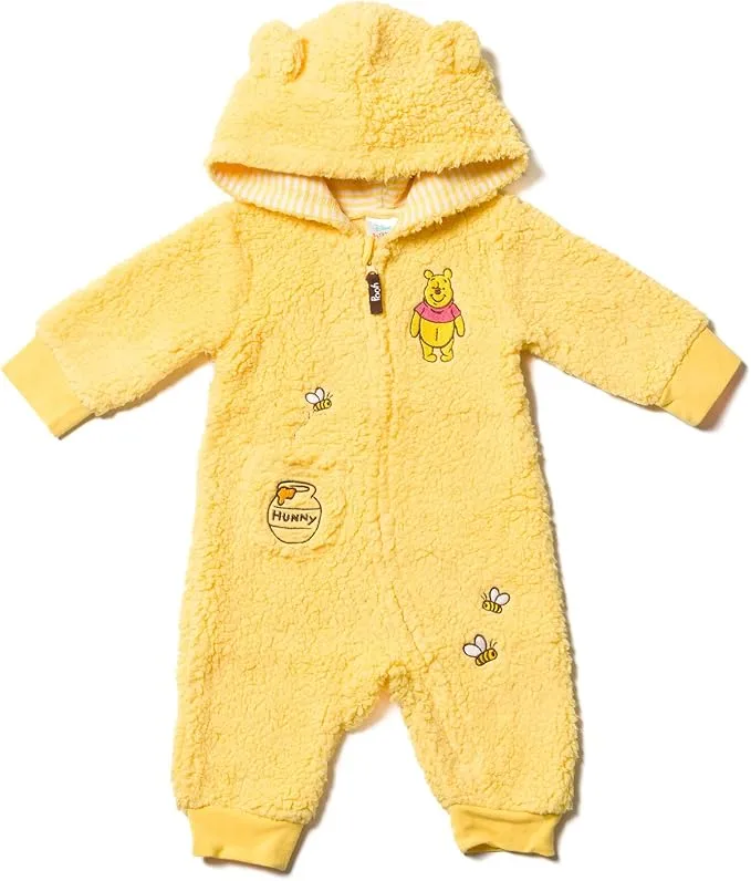 Winnie The Pooh Faux Shearling Cosplay Coverall (Newborn - 24 Months)