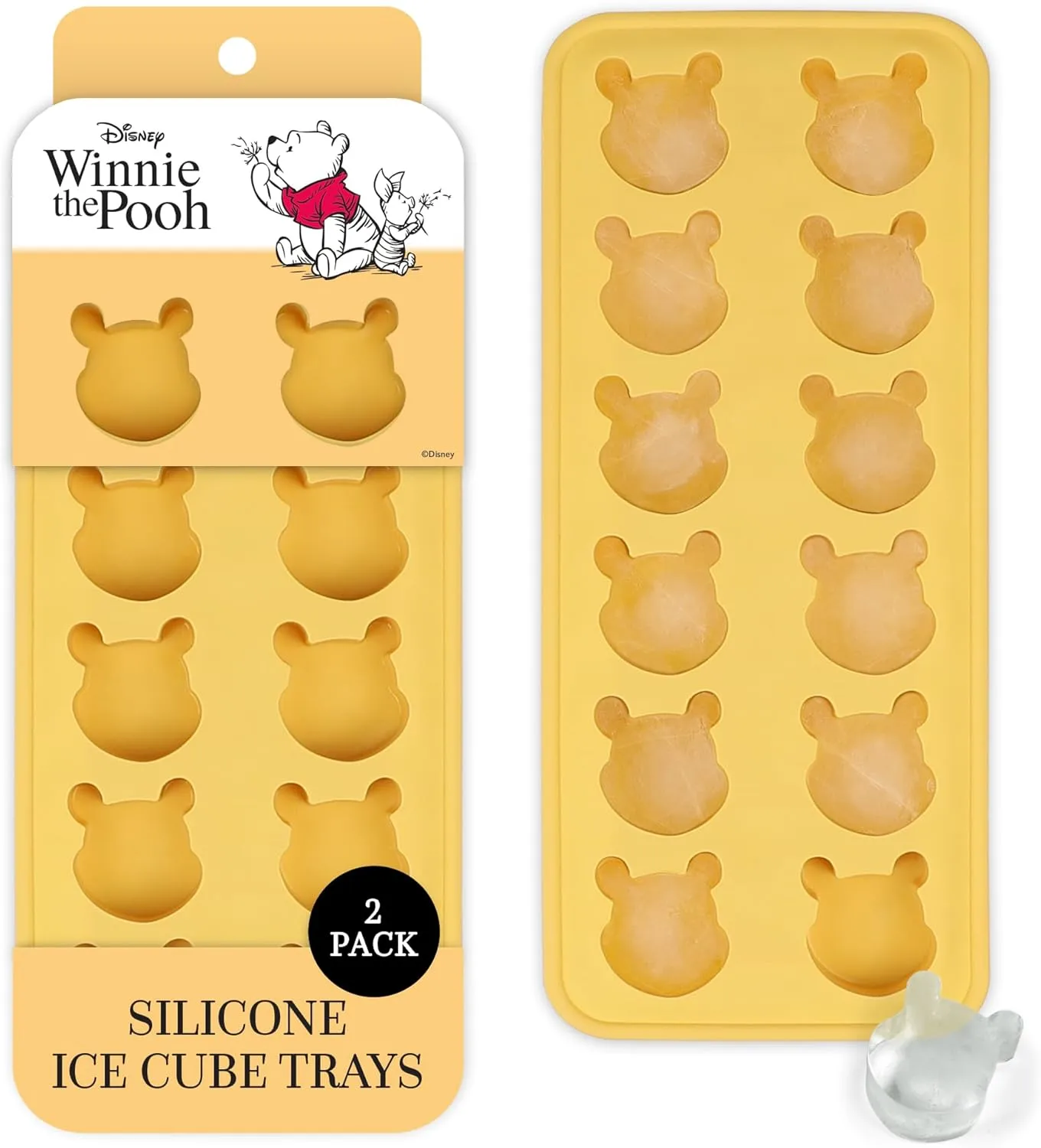 Winnie the Pooh Silicone Ice Cube Tray – 2 Pack