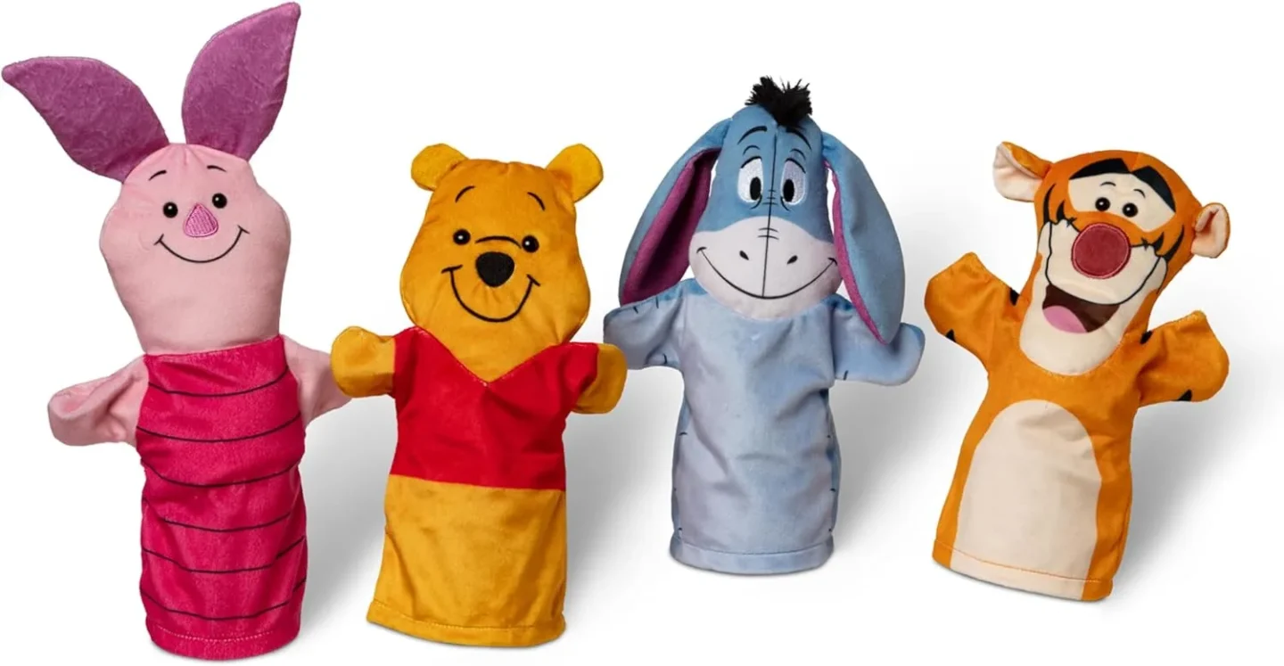 Melissa & Doug Disney Winnie The Pooh Soft & Cuddly Hand Puppets