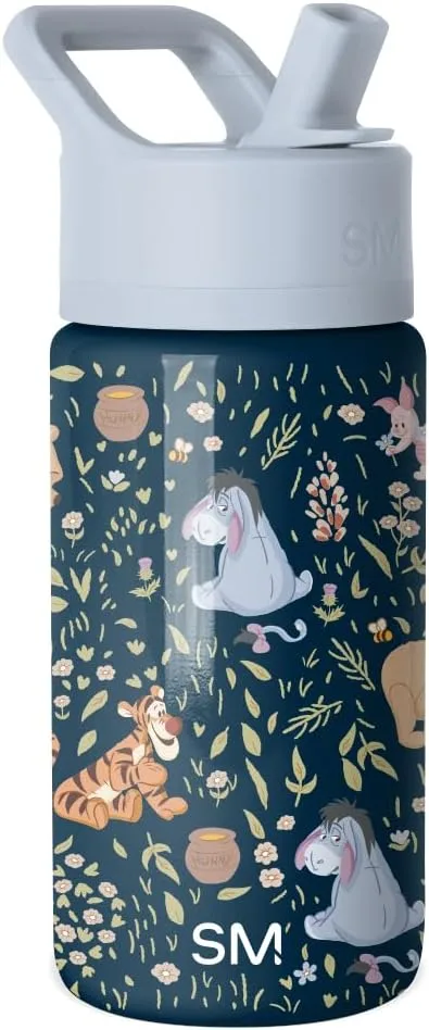 Winnie the Pooh Water Bottle with Straw Lid by Simple Modern Kids Summit 